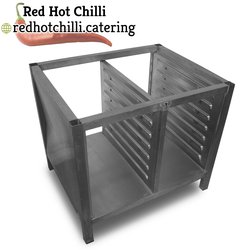 Oven stand with tray racks