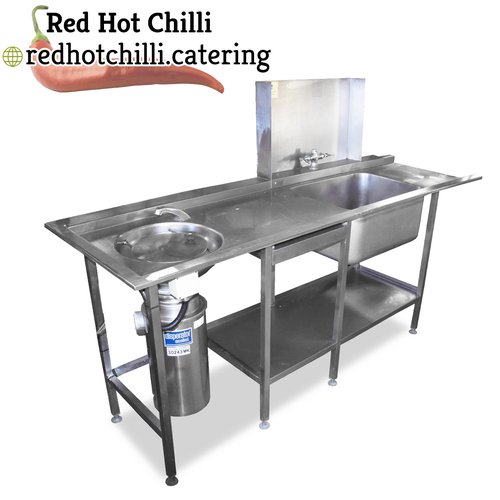 2.1m Stainless Steel Dishwasher Sink With Food Waste Disposal  (Ref: 1834) 2.1m Stainless Steel Dishwasher Sink With Food Waste Disposal  (Ref: 1834)