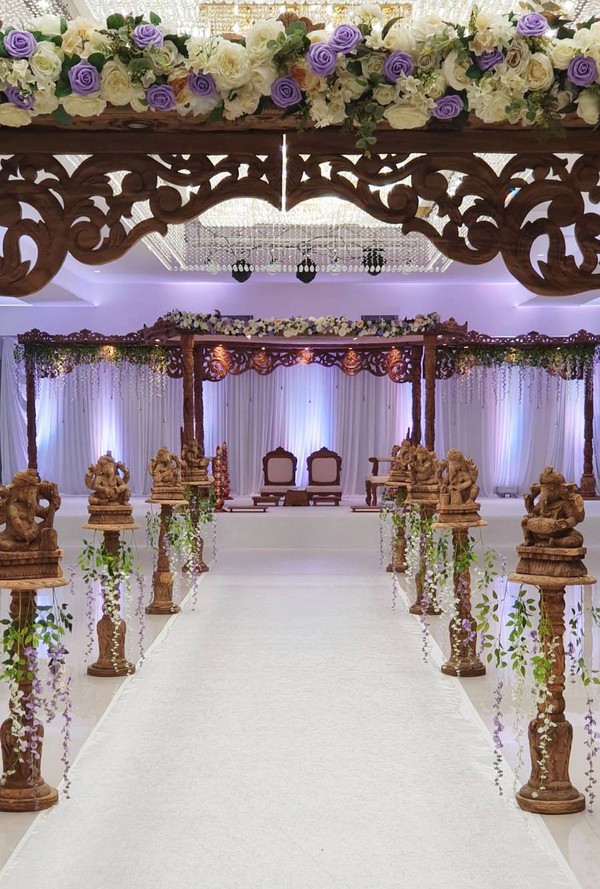 Indian wedding stage / Mandap