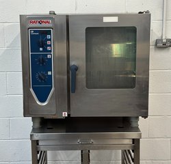 Secondhand Used Rational 6 Grid Electric Combi Oven For Sale