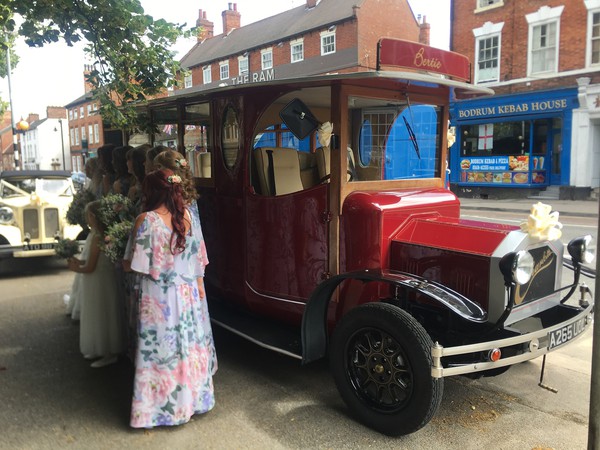 Ford Charabanc wedding transport