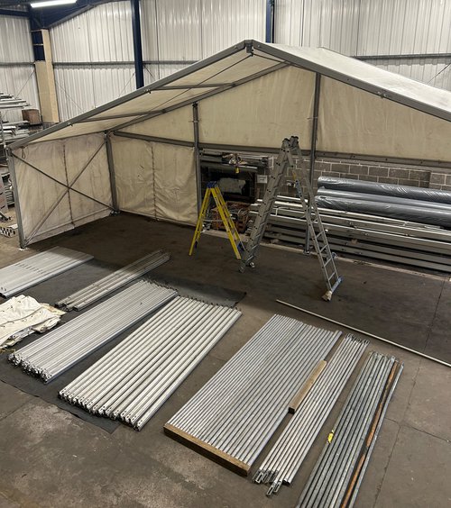 Secondhand Used 18m x 12m Barkers Marquee For Sale Secondhand Used 18m x 12m Barkers Marquee For Sale