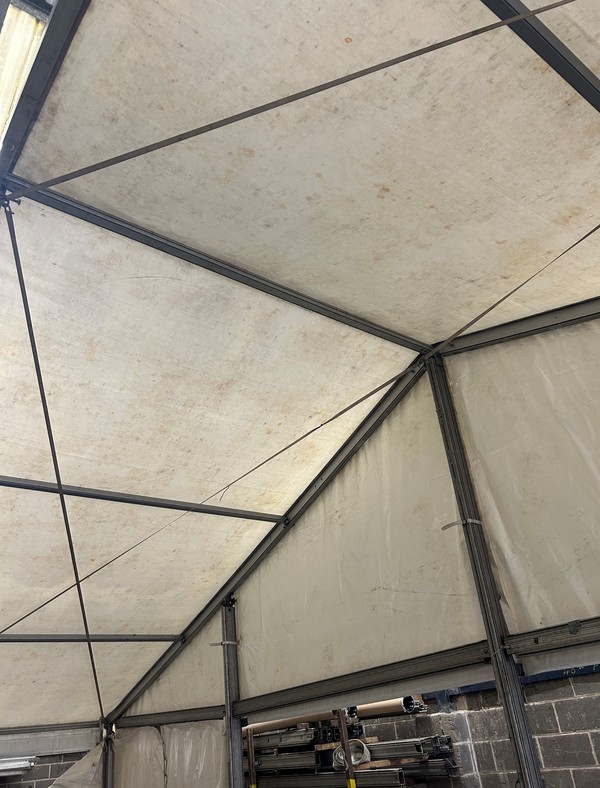 Secondhand 18m x 12m Barkers Marquee For Sale