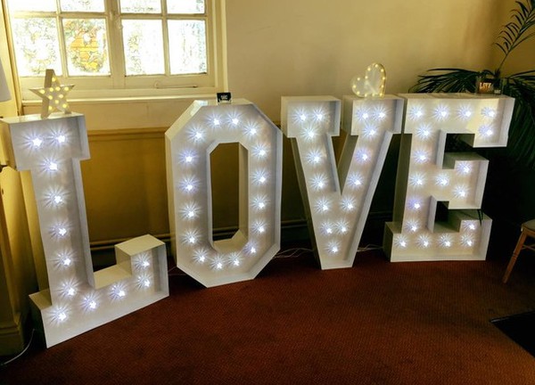 Secondhand 37 Light-Up Numbers And Letters