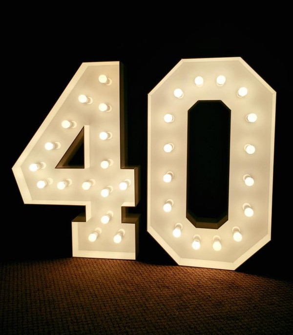 Used 37 Light-Up Numbers And Letters