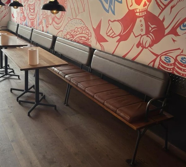 Secondhand Restaurant 40 Person Bench Seating For Sale