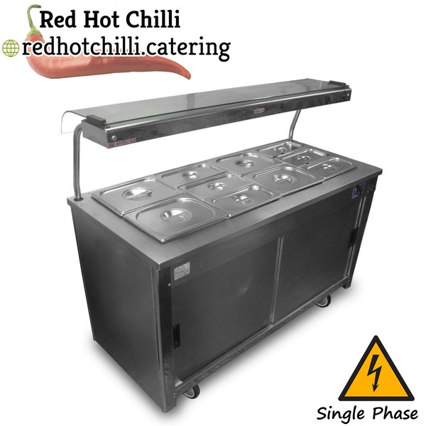 Bain marie with heated gantry