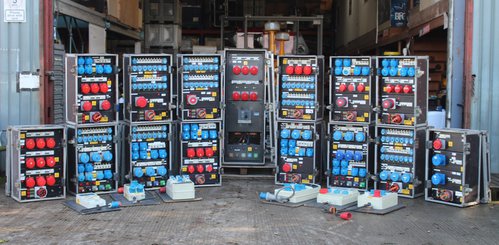 14x Flight-Cased Distribution Boards For Sale 14x Flight-Cased Distribution Boards For Sale