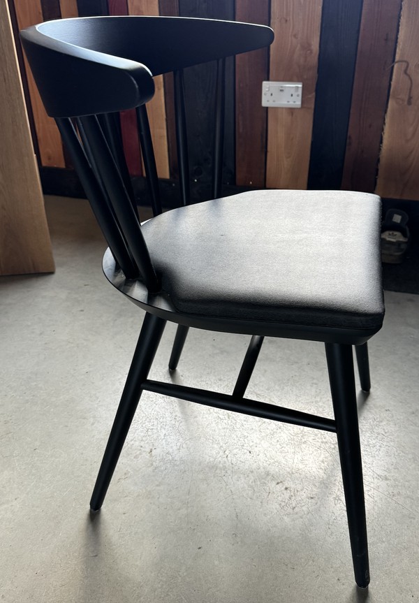 Secondhand 100x Wooden Black Chair