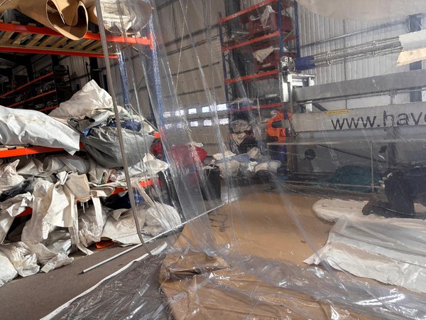 Buy Used 20m x 5m Clear Roof Sheets