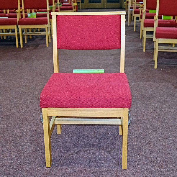 beech wooden linking church chairs