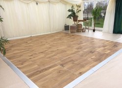 15ft x 15ft Portable Dance Floor & Trolley For Sale