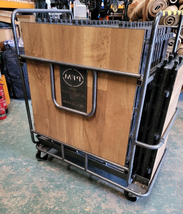 Dance Floor & Trolley for sale