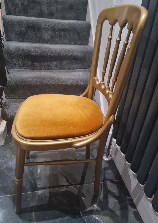 100x Gold Cheltenham Chairs For Sale