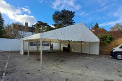 Secondhand Used 9m x 9m Clearspan Marquee For Sale