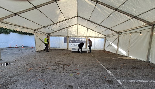 9m x 9m Clearspan Marquee For Sale