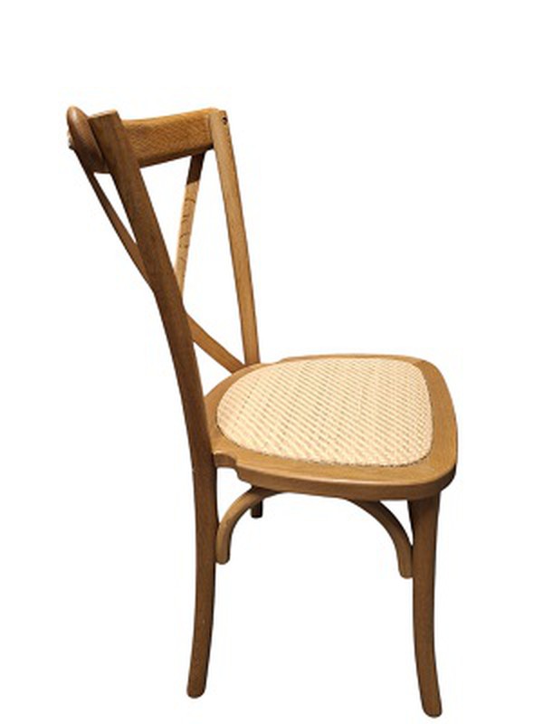 Stacking crossback chairs