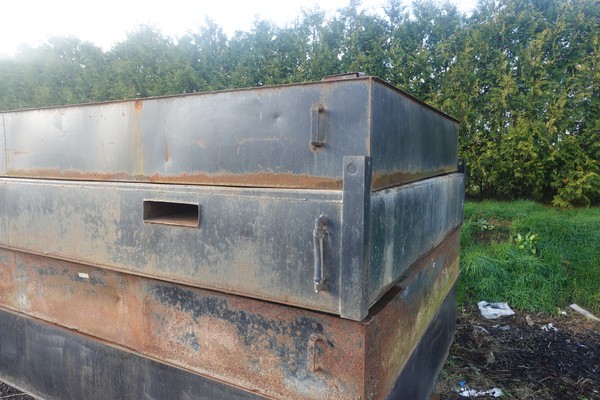 1500 Gallon Steel effluent tank for sale