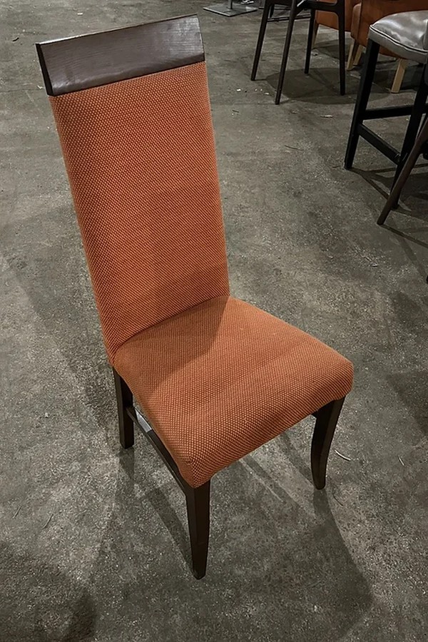 32x Orange Fabric Dining Chair