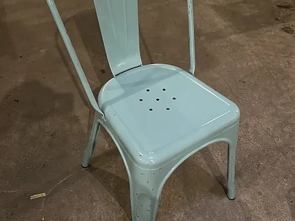 Secondhand 39x Tolix Style Metal Chair For Sale