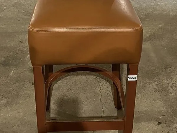 4x Leather Bar Stools In Three Colours For Sale