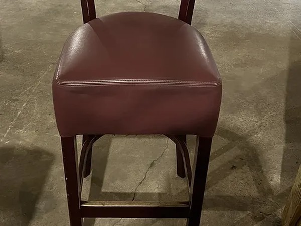 Secondhand 4x Leather Bar Stools In Three Colours