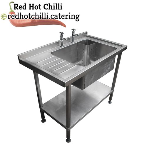 1m Stainless Steel Single Sink  (Ref: 1848) - Warrington, Cheshire 1m Stainless Steel Single Sink  (Ref: 1848) - Warrington, Cheshire