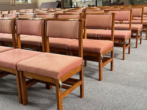 Second hand church chairs for sale sales