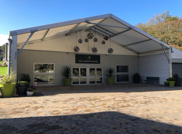 Marquee porch entrance