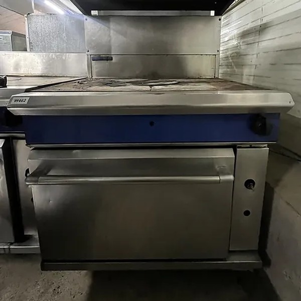 2x Oven With Flat Top Griddle