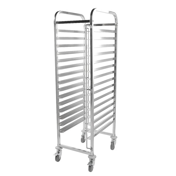 Secondhand Racking Trolley 15 Shelves For Bakery Trays