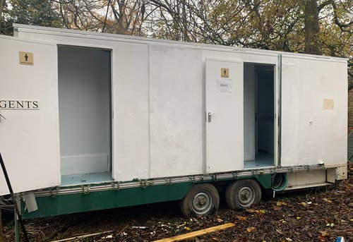 Secondhand 2x Mobile Toilet Trailer For Sale Secondhand 2x Mobile Toilet Trailer For Sale