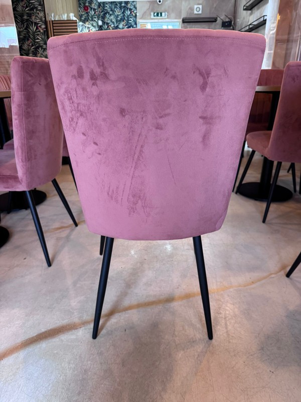 Rose Upholstered restaurant chairs for sale