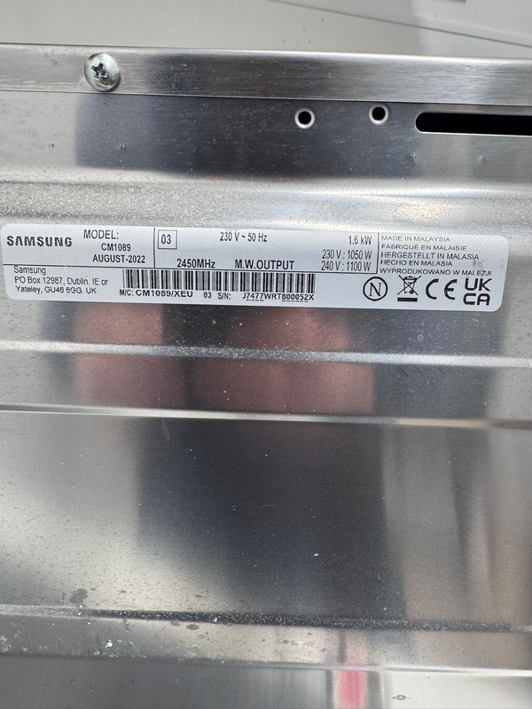 Used Samsung CM1089 Commercial Microwave