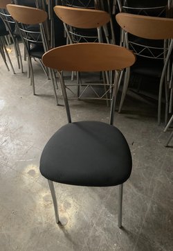 100x Metal Dining Chairs For Sale