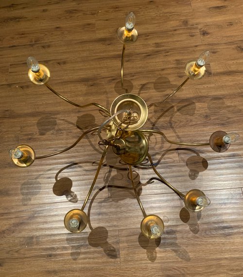 8 Arm Brass Chandeliers For Sale 8 Arm Brass Chandeliers For Sale