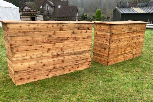 Secondhand Used 12ft Rustic Bar In Two Pieces For Sale Secondhand Used 12ft Rustic Bar In Two Pieces For Sale