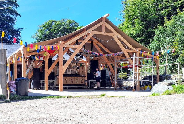 Rustic wooden marquee for sale