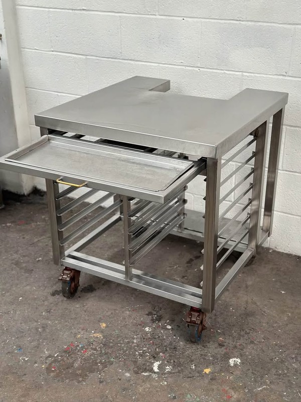 Stainless steel oven stand