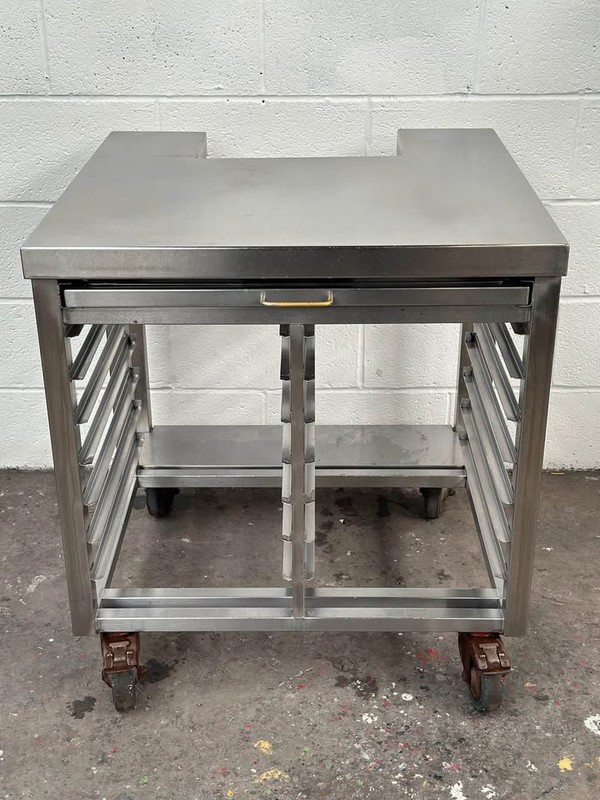 Stainless steel stand and gastronorm tray rack