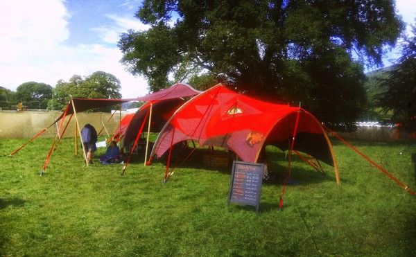 Red Dragon story telling tent