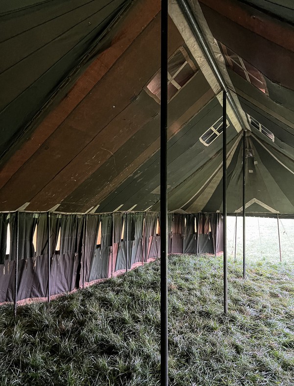 Secondhand 3x 1940/50's WWII Canvas Mess Tents