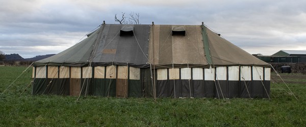 Secondhand 3x 1940/50's WWII Canvas Mess Tents For Sale