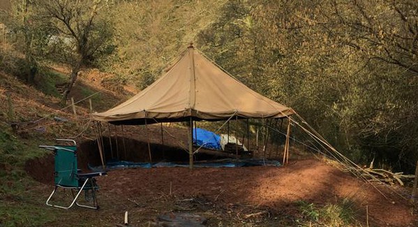 Secondhand Used 3x 1940/50's WWII Canvas Mess Tents