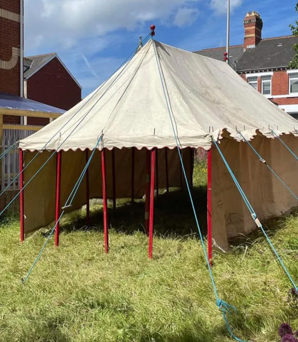 Used 3x 1940/50's WWII Canvas Mess Tents