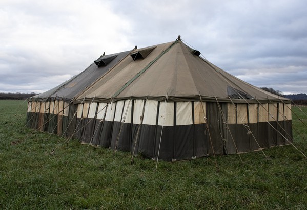 Used 3x 1940/50's WWII Canvas Mess Tents For Sale