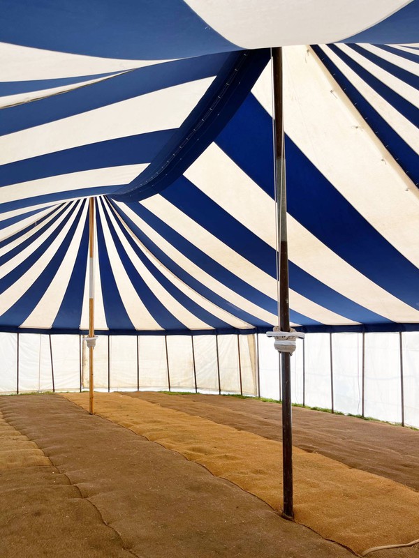 Canvas trad marquee for sale 32ft x 52ft