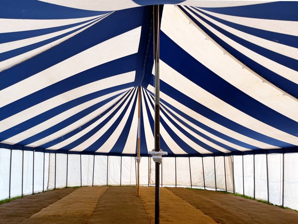 Second-hand canvas marquee