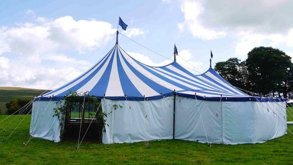 Traditional Canvas Marquee, 74' x 32'