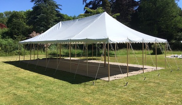 Used 6m x 18m PVC Traditional Marquee, Lining Roof For Sale